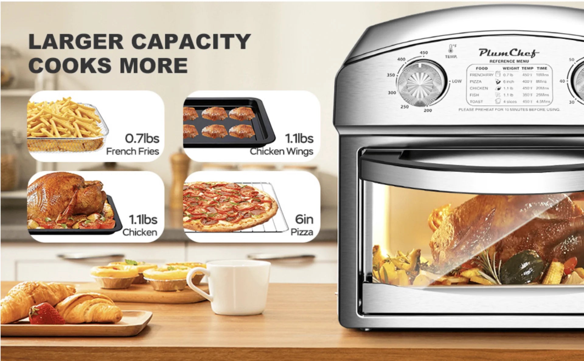 13QT Multifunctional Convection Oven