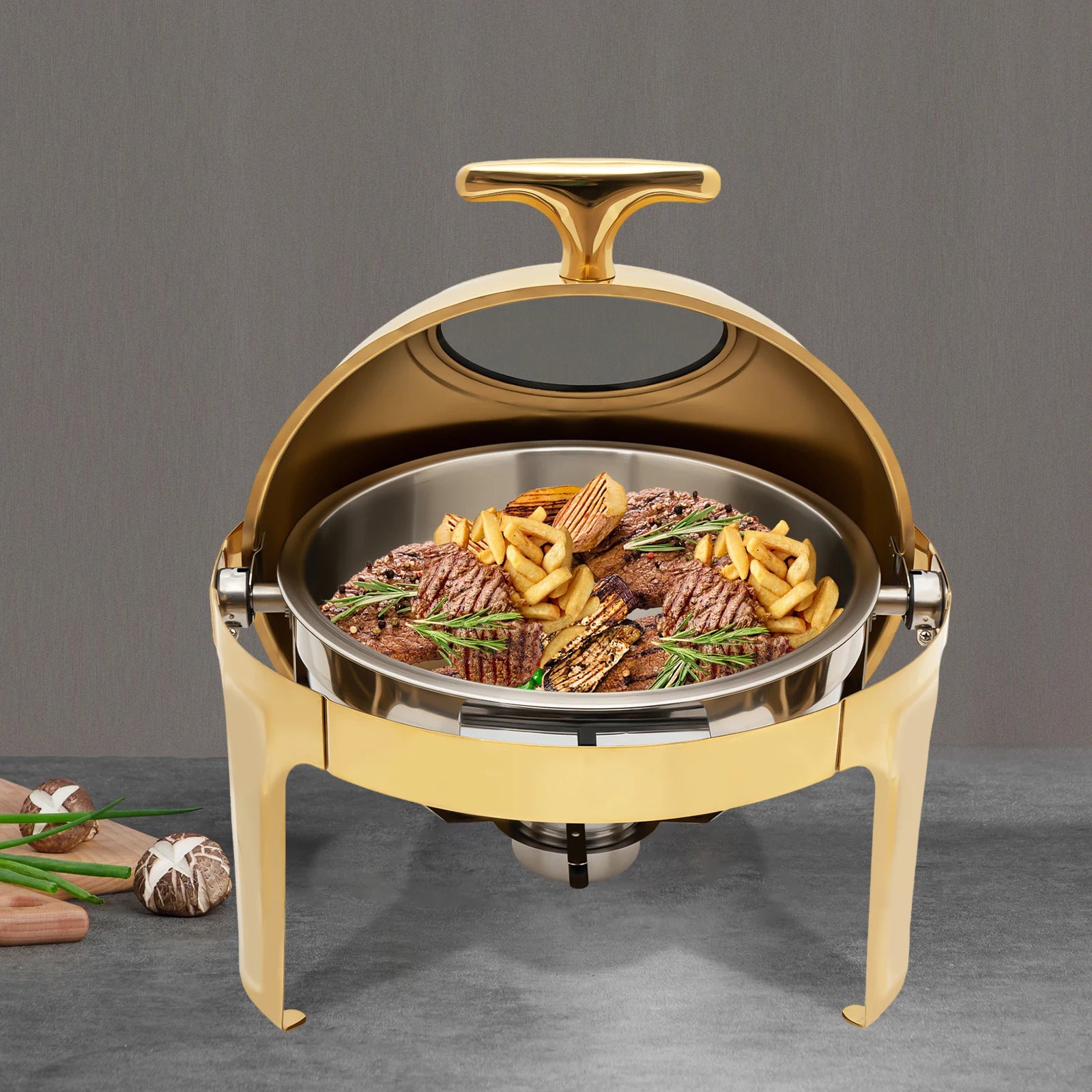 Round Chafing Dish Buffet Set