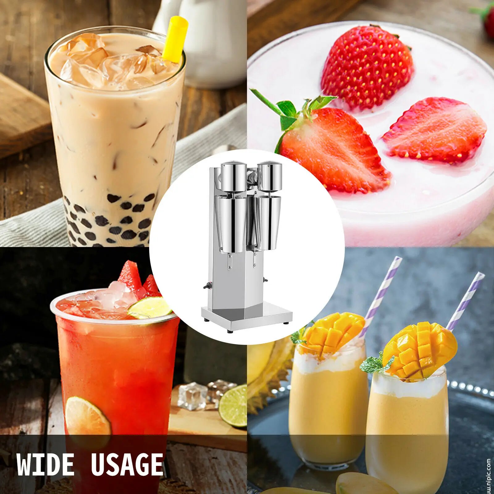 Double Cups Milk Shake Machine
