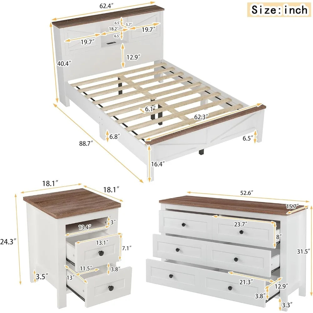 Farmhouse Queen Bedroom Set