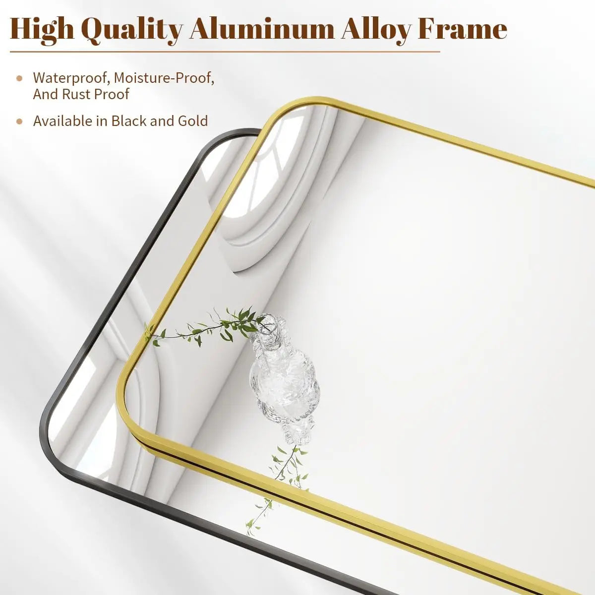 Aluminum Alloy Frame Wall Mirror