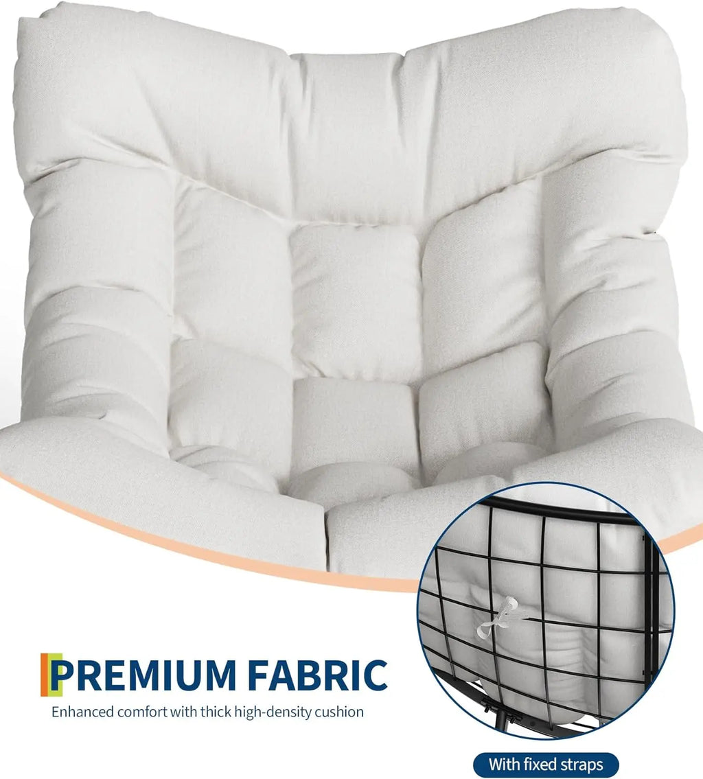 Charming Rocking Chair With Footrest