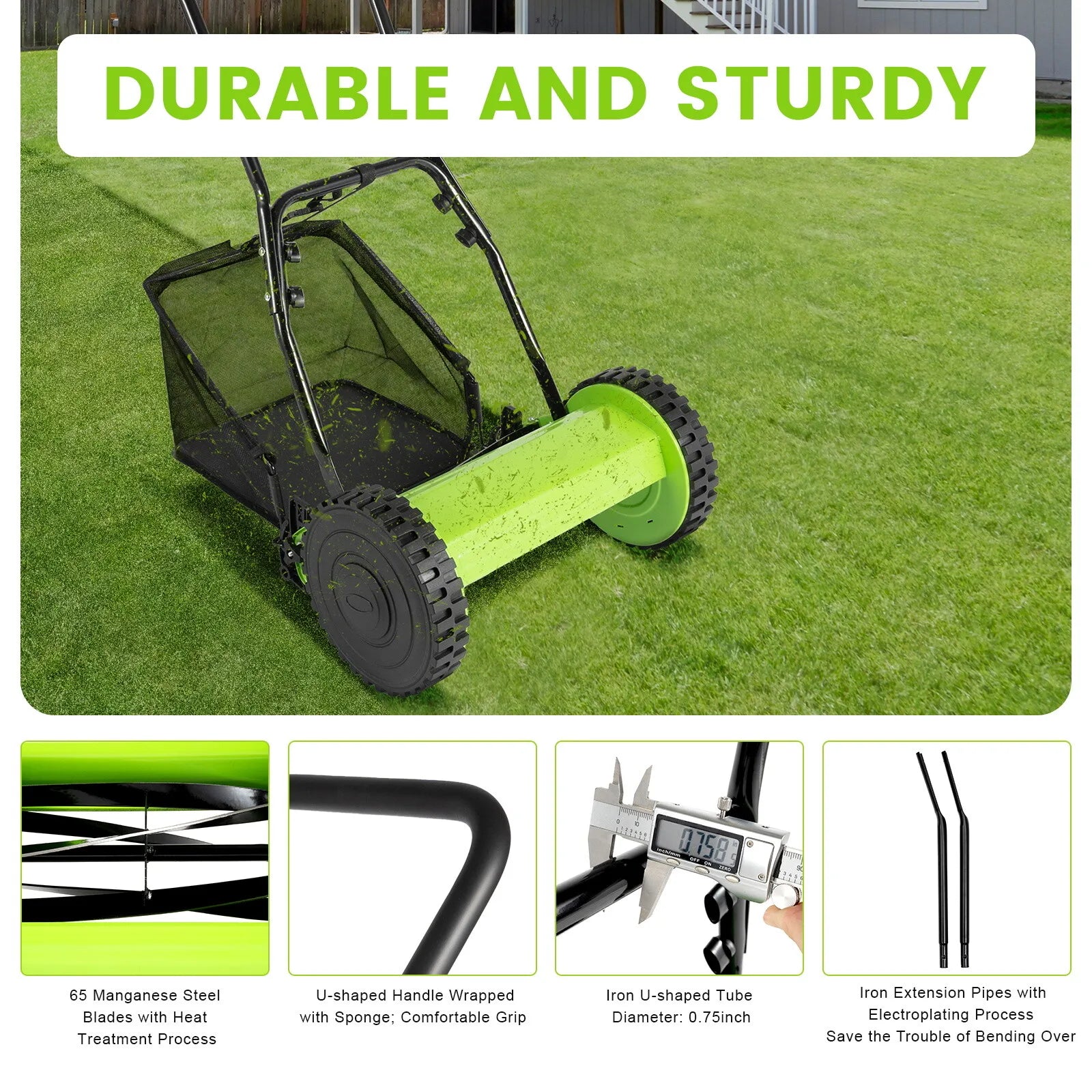 Manual Push Reel Lawn Mower