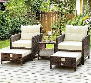 Comfy Rattan Patio Set