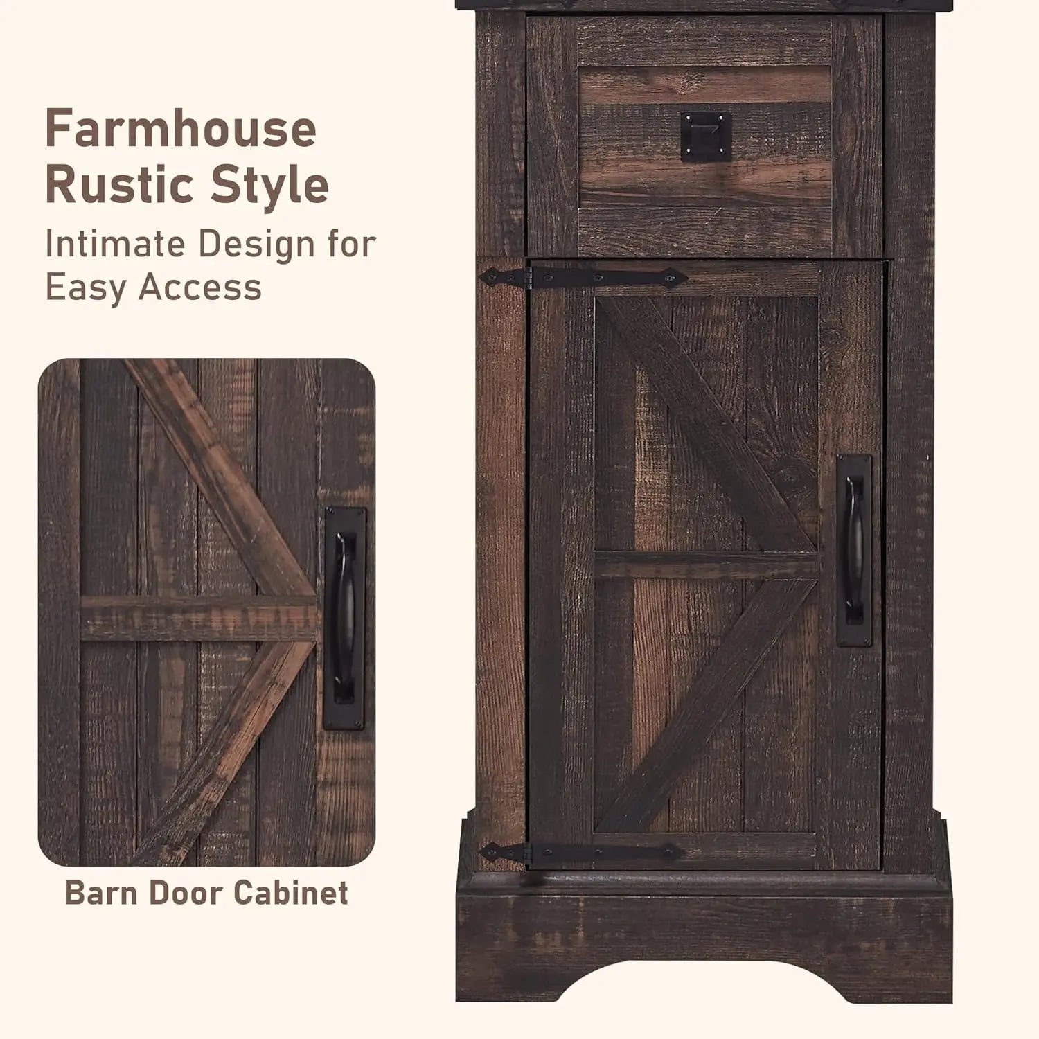 , Farmhouse Storage Cabinet