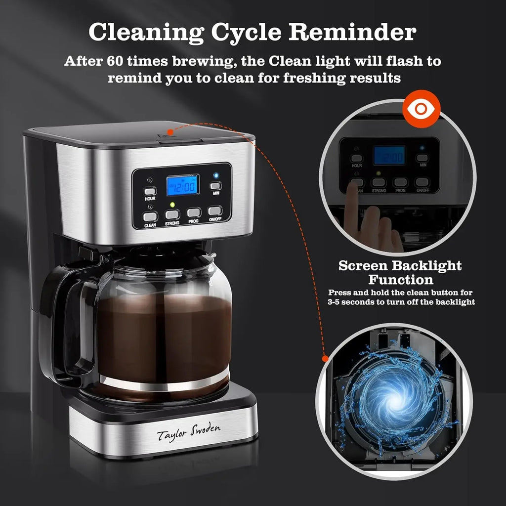 12-Cup Programmable Coffee Maker