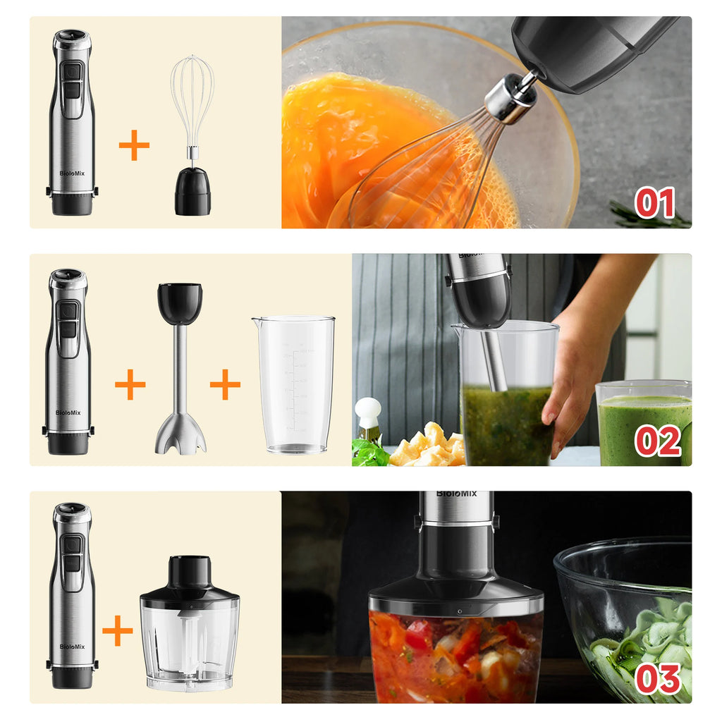 4 in 1 Hand Stick Blender Mixer