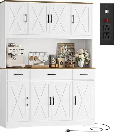Tall Kitchen Pantry Storage Cabinet
