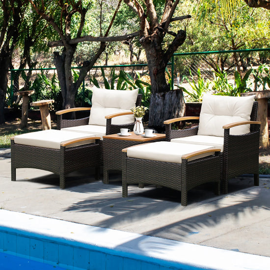 5PCS Rattan Furniture Set