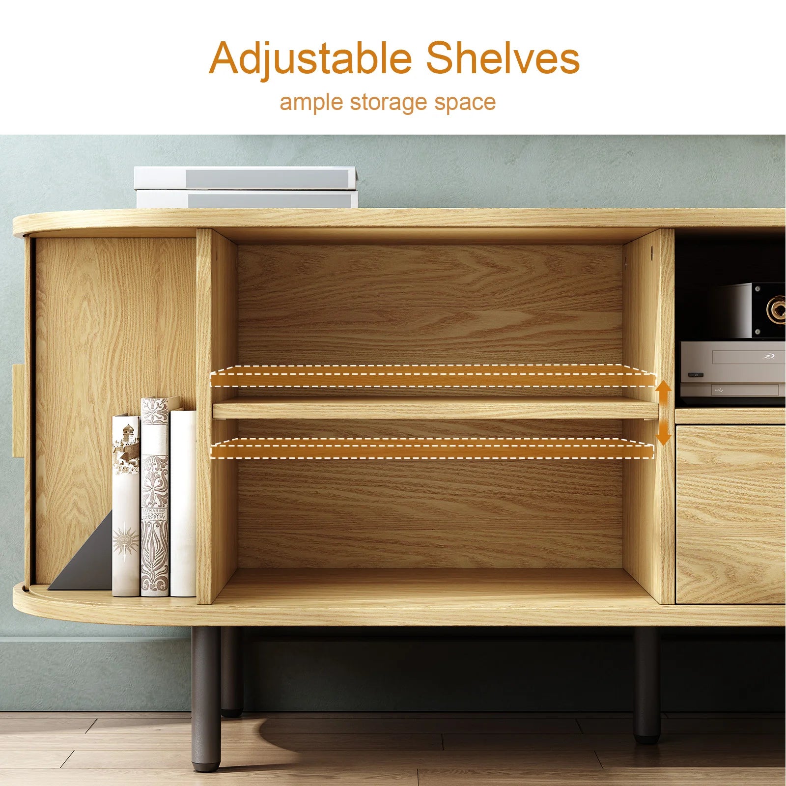 69" TV Stand Entertainment Center