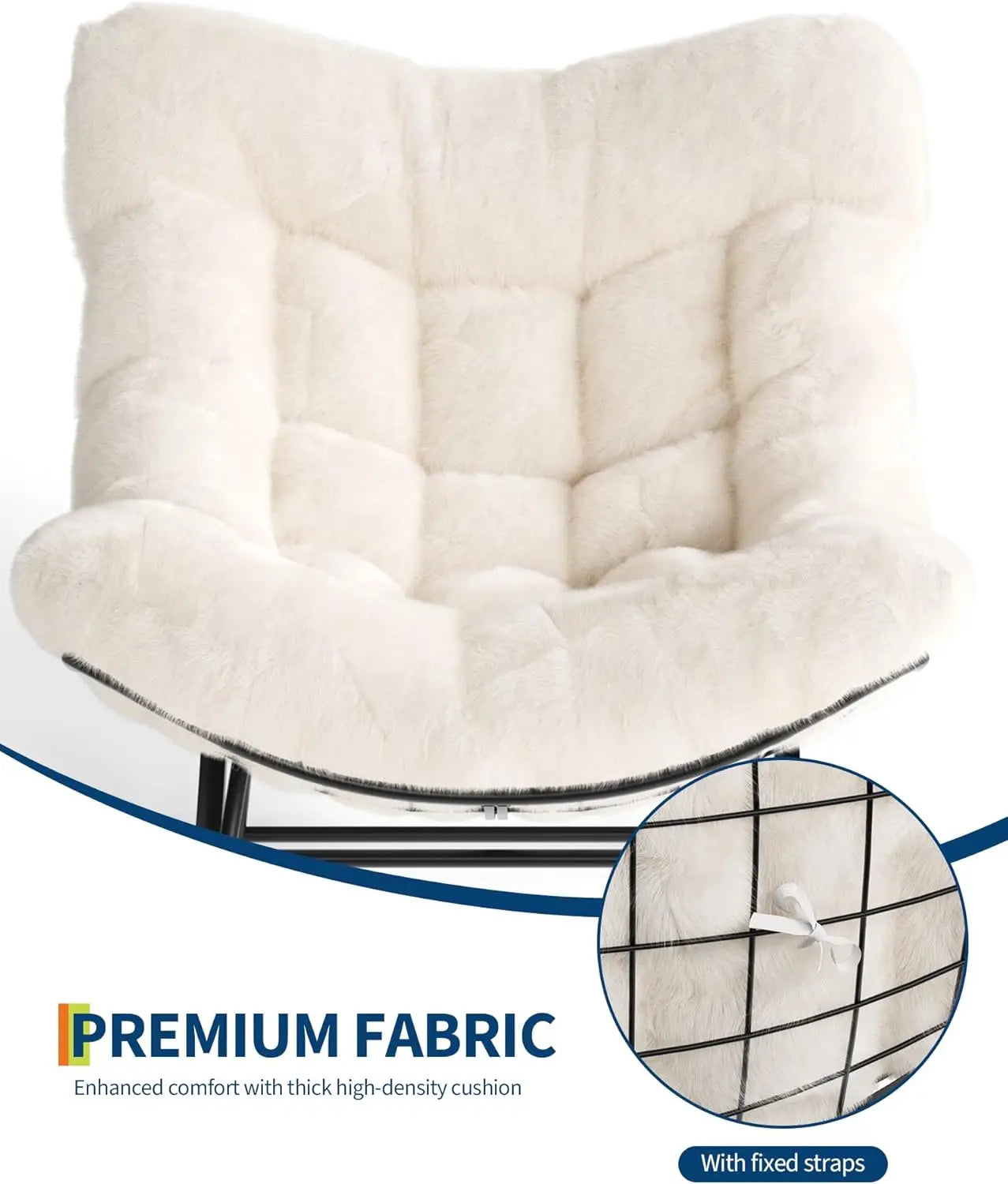 Charming Rocking Chair With Footrest