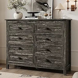 Farmhouse 8 Drawer Dresser