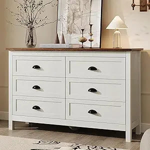 Farmhouse 8 Drawer Dresser
