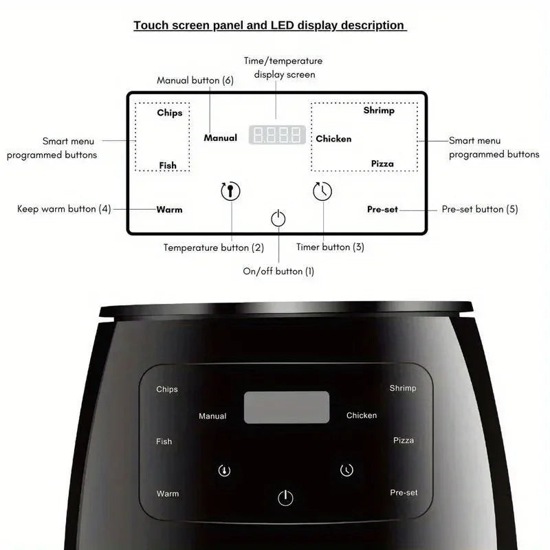 Digital Touch Air Fryer