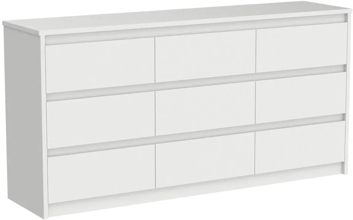 Deep Drawers Wood Dresser