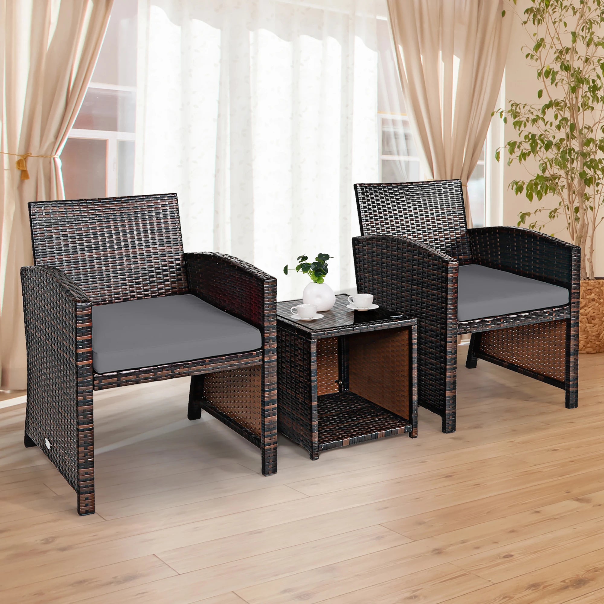 Rattan Wicker Furniture Set