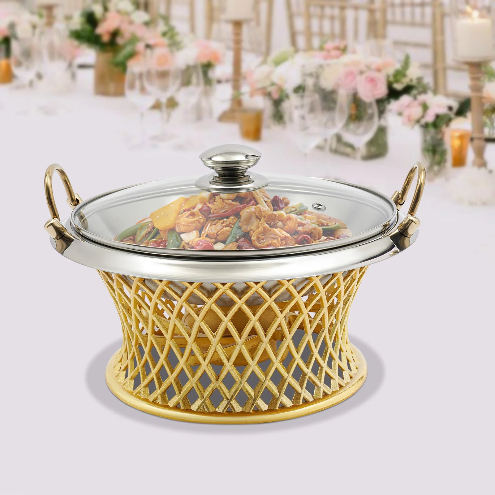 Round Buffet Chafing Dish