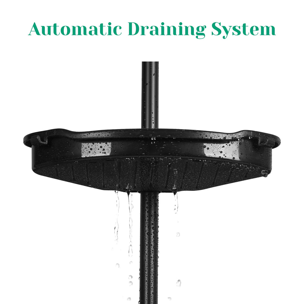 Corner Shower Caddy with Tension Pole