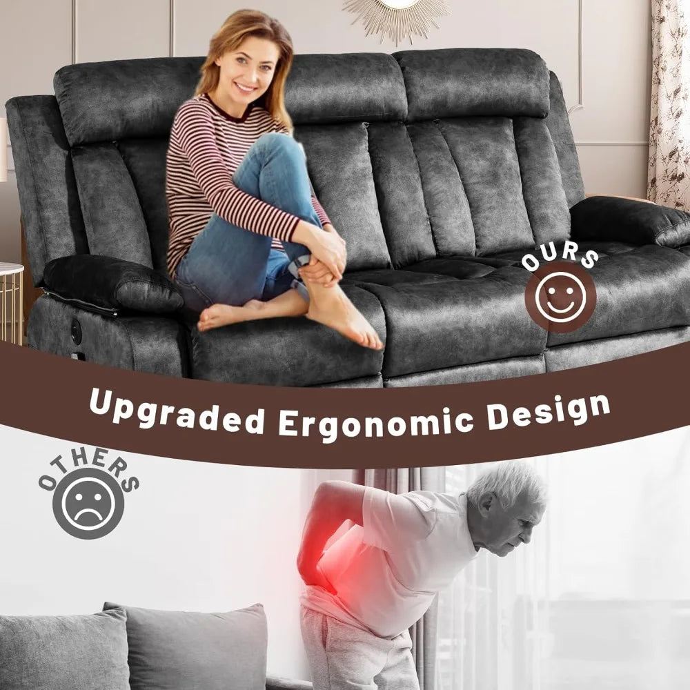 Electric Power Reclining Sofa