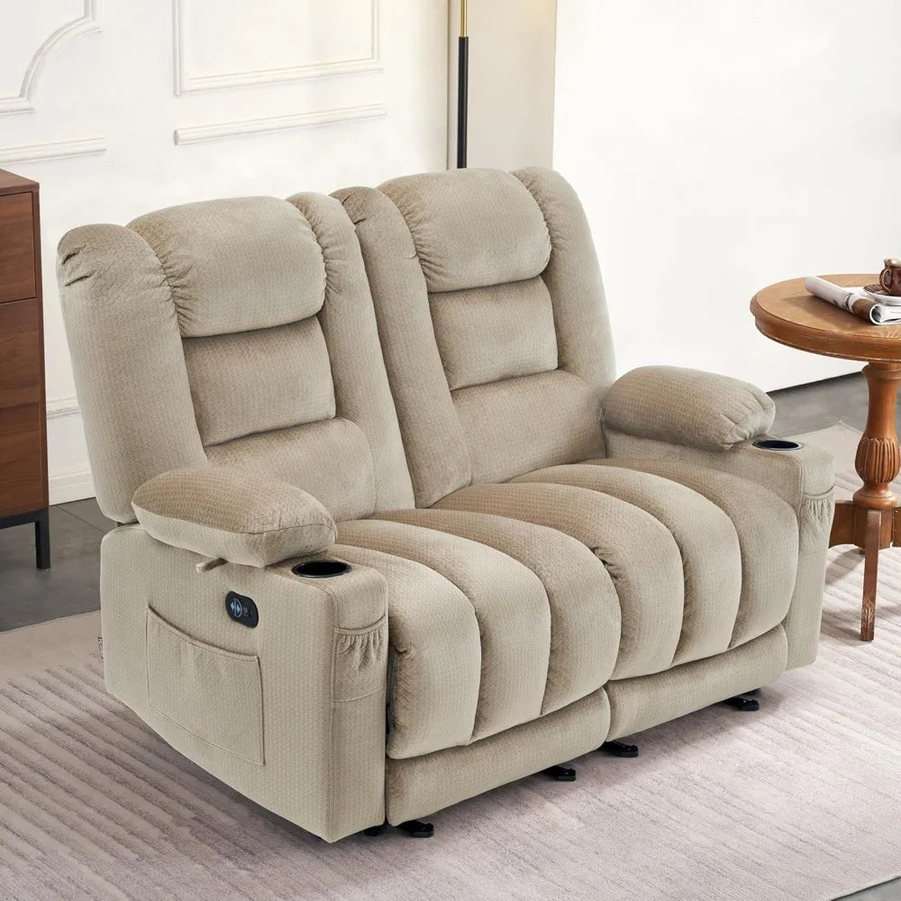 55.9" Power Loveseat Recliner