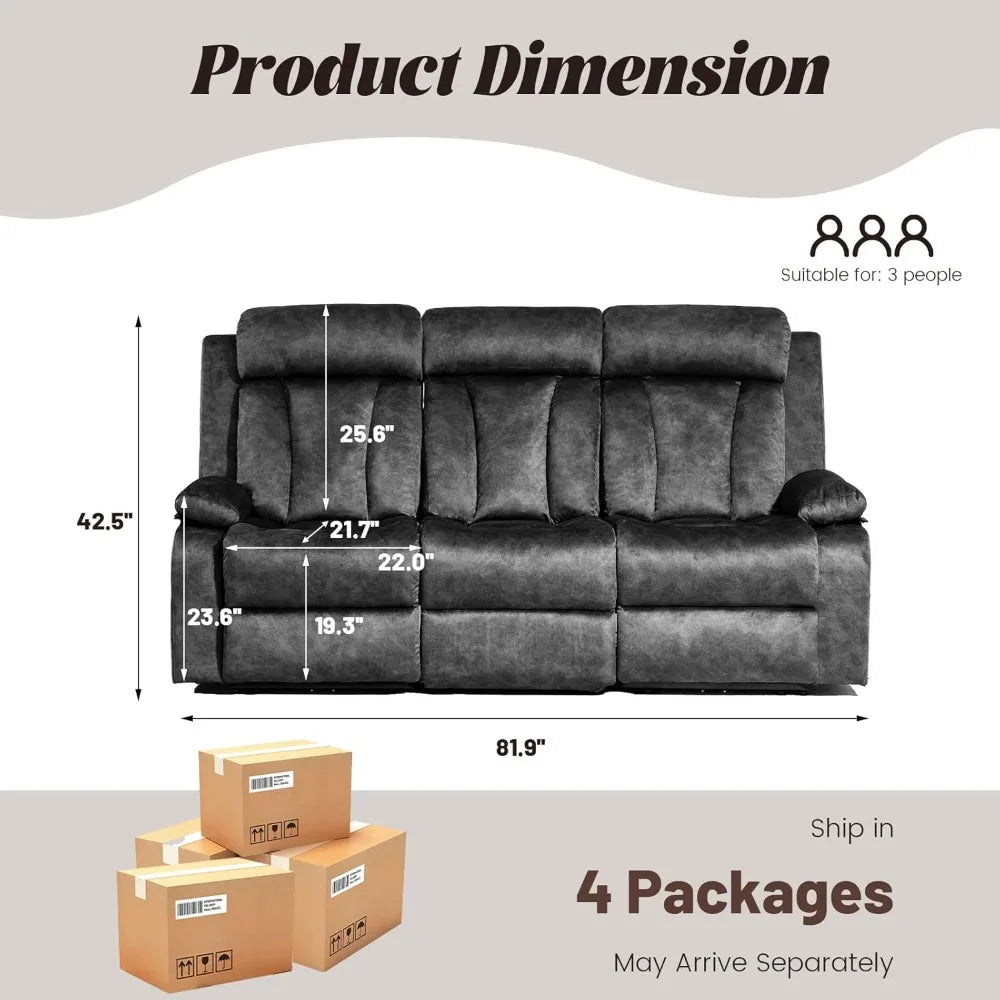 Electric Power Reclining Sofa