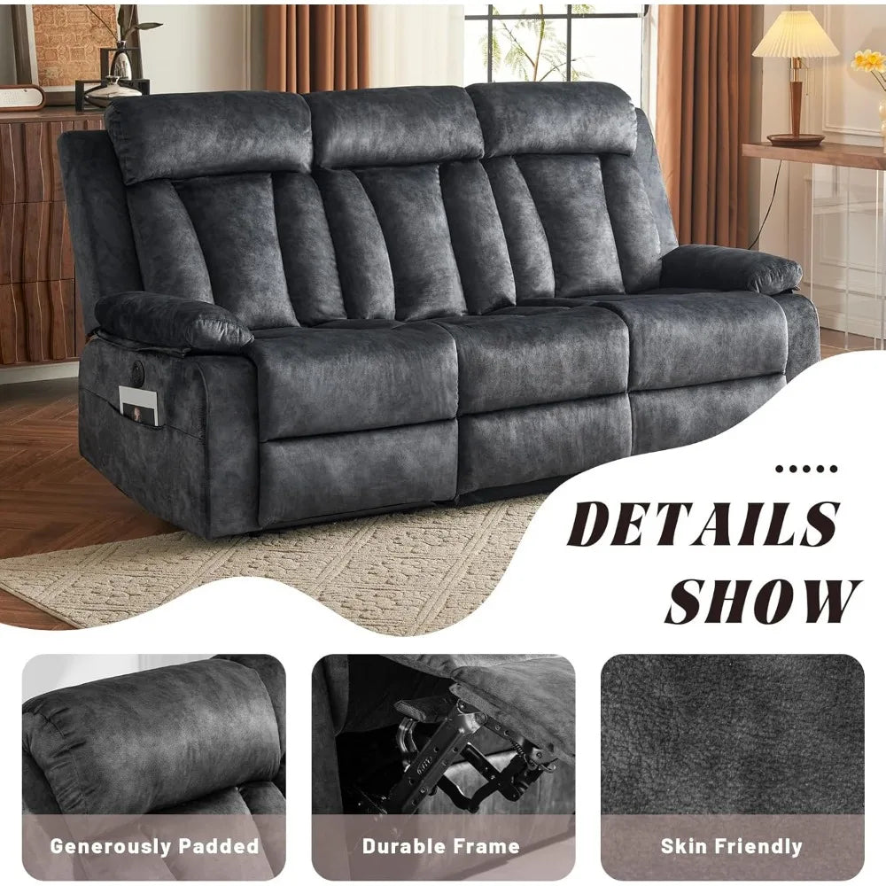 Electric Power Reclining Sofa