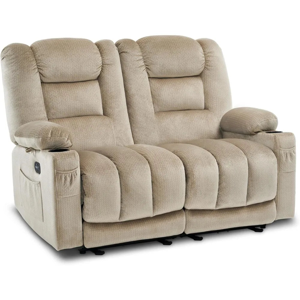 55.9" Power Loveseat Recliner