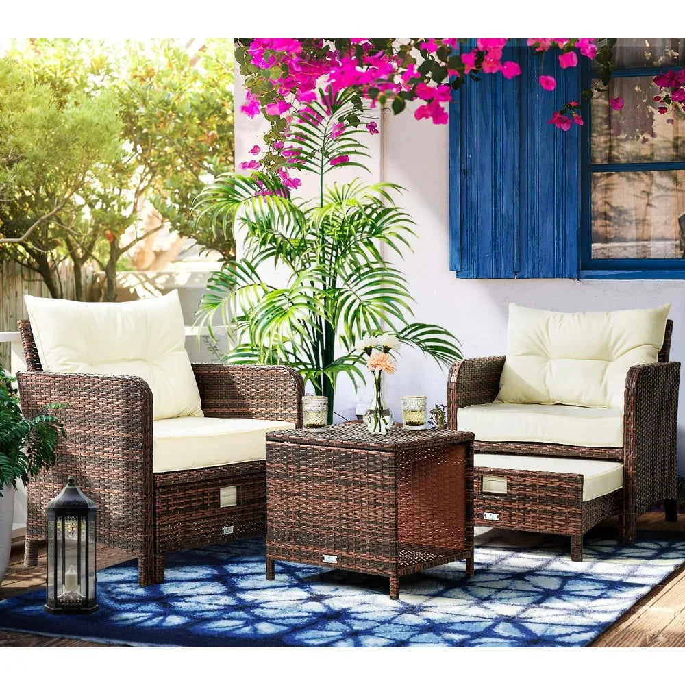 Comfy Rattan Patio Set