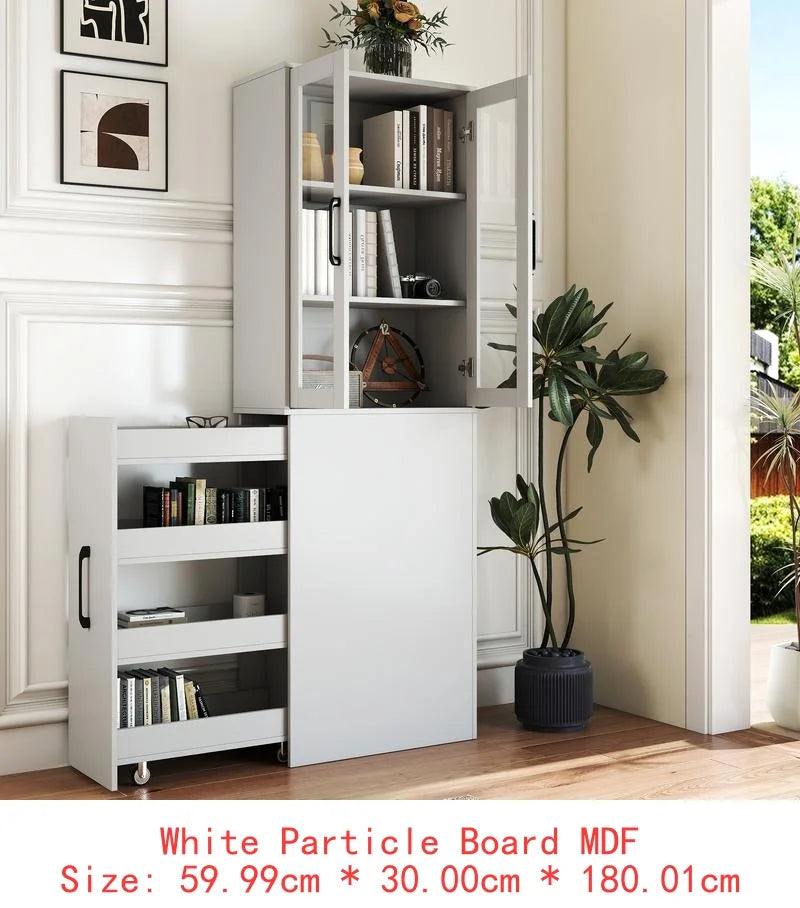 70.87" Tall Kitchen Pantry Cabinet