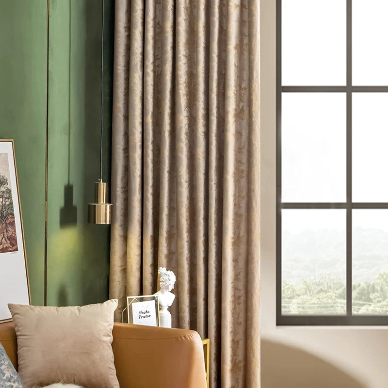 Coffee Color Full Blackout Curtain