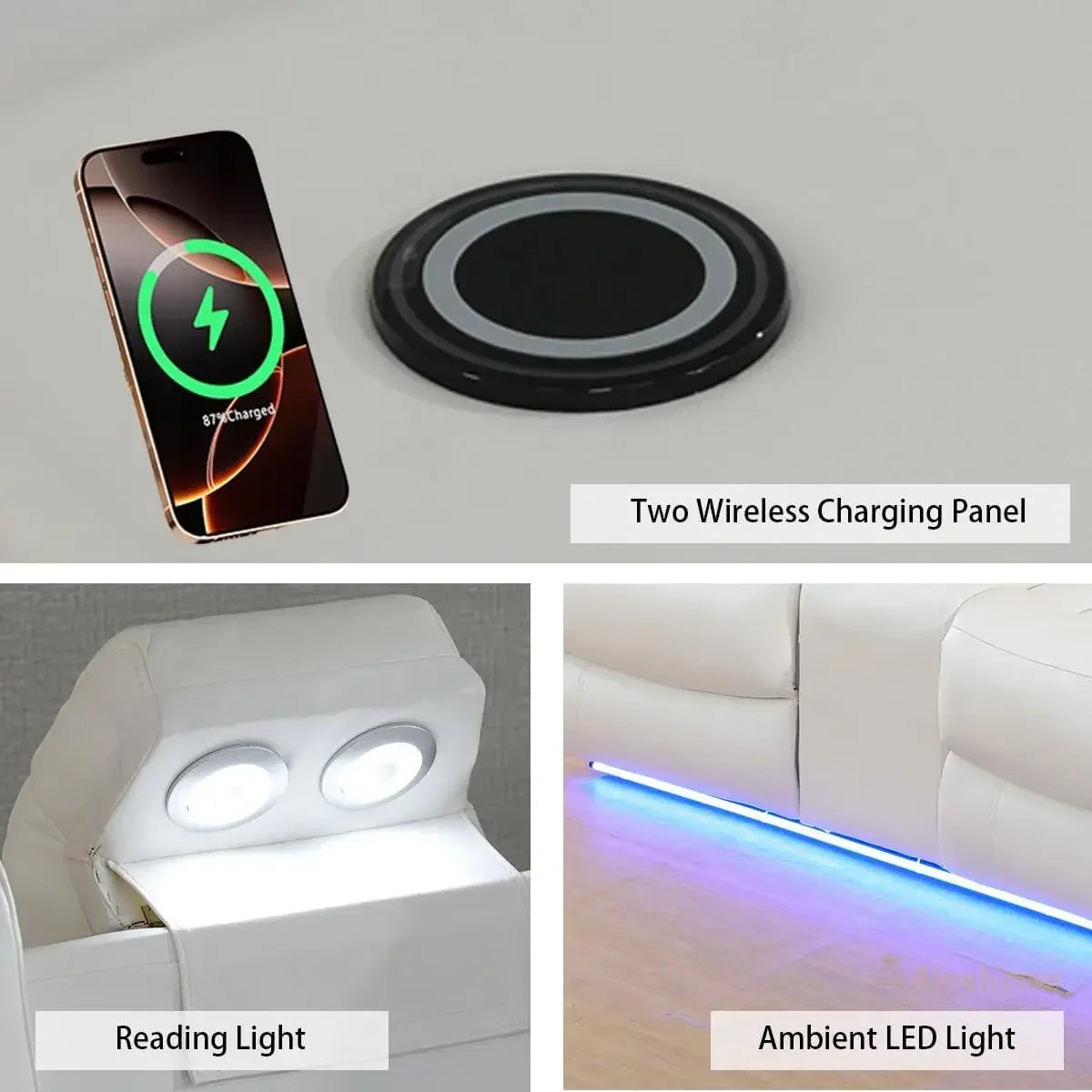 Power Recliner Adjustable Sofa, Loveseat