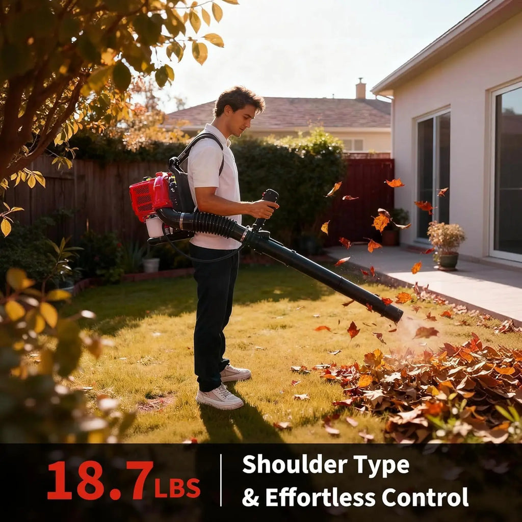 Powerful Gas Backpack Leaf Blower