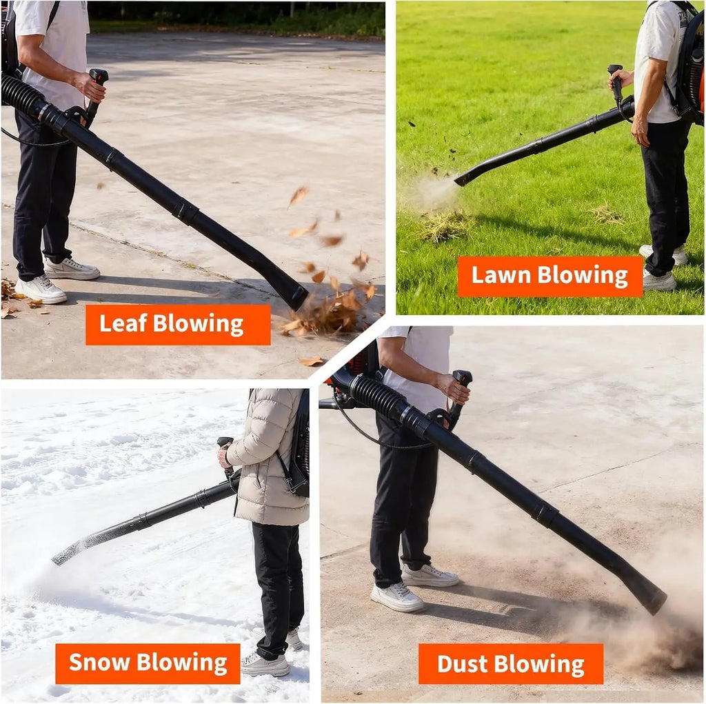 Powerful Gas Backpack Leaf Blower