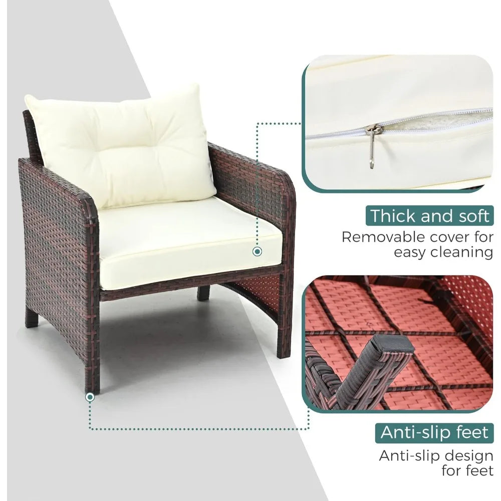 Comfy Rattan Patio Set