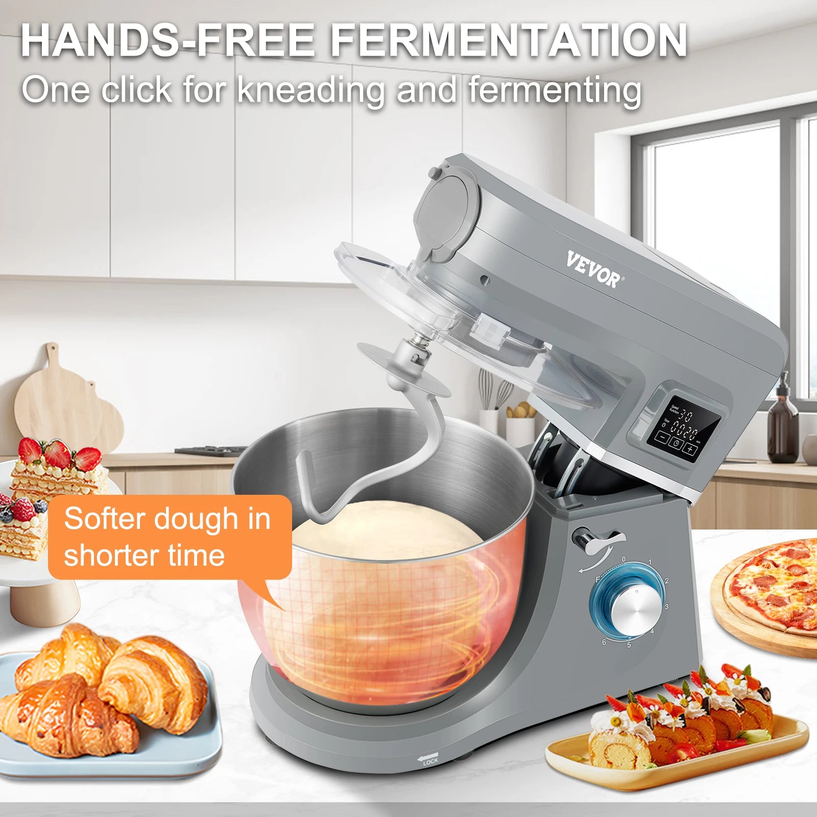 5 IN 1 Stand Multifunctional Electric Mixer