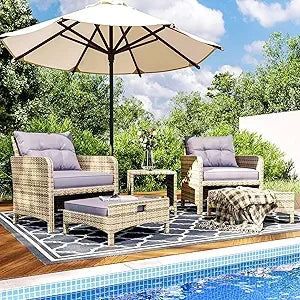 Comfy Rattan Patio Set