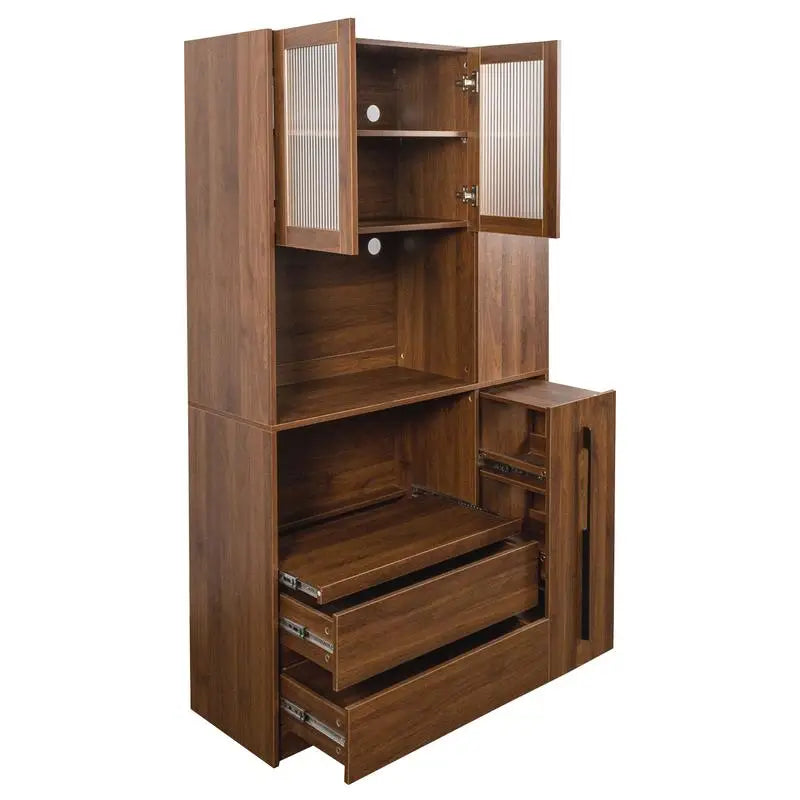70.87" Tall Kitchen Pantry Cabinet
