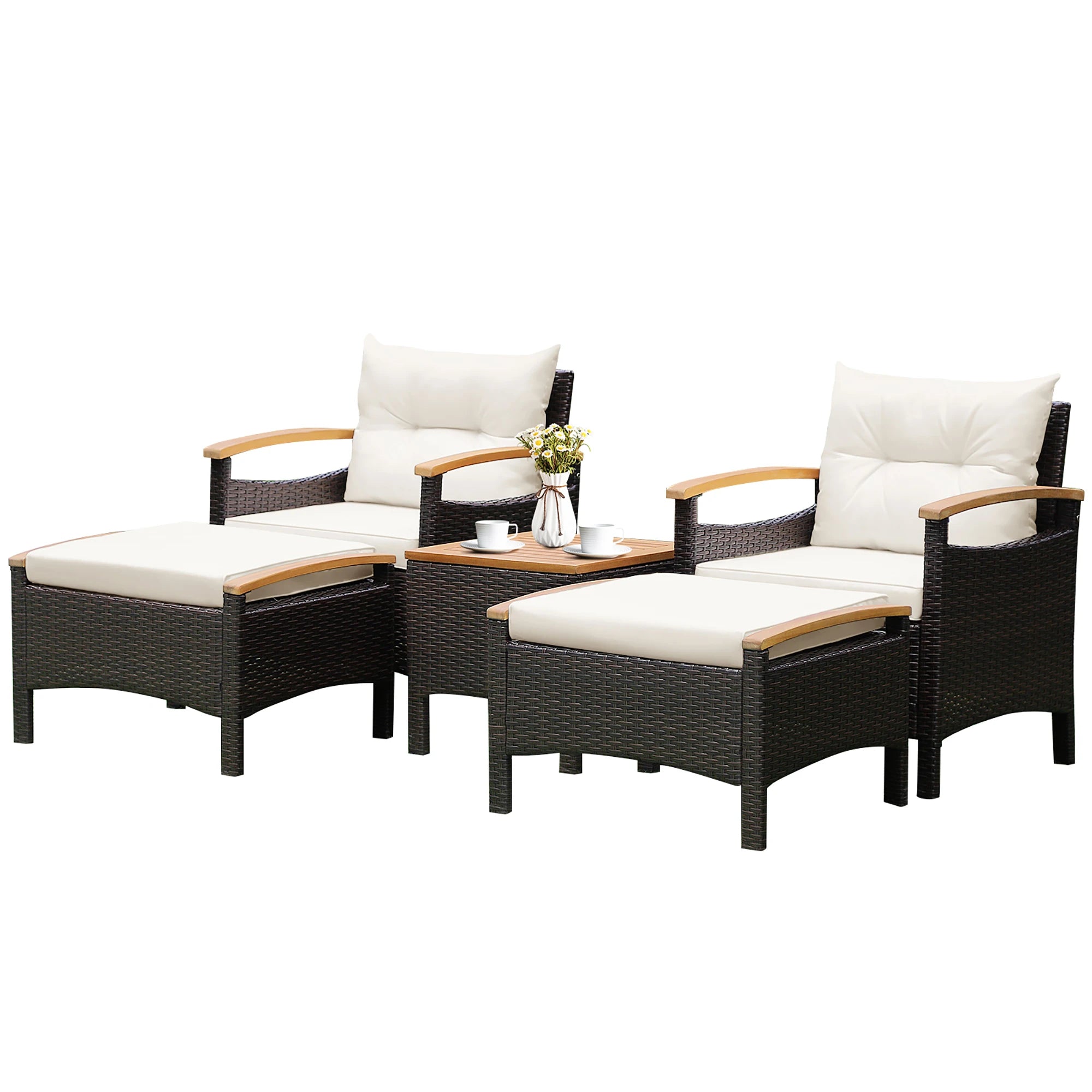 5PCS Rattan Furniture Set