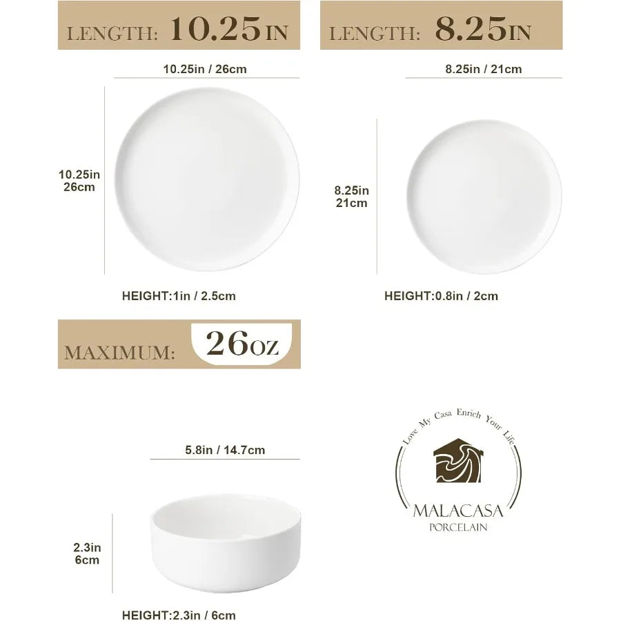 Porcelain Dinnerware Set
