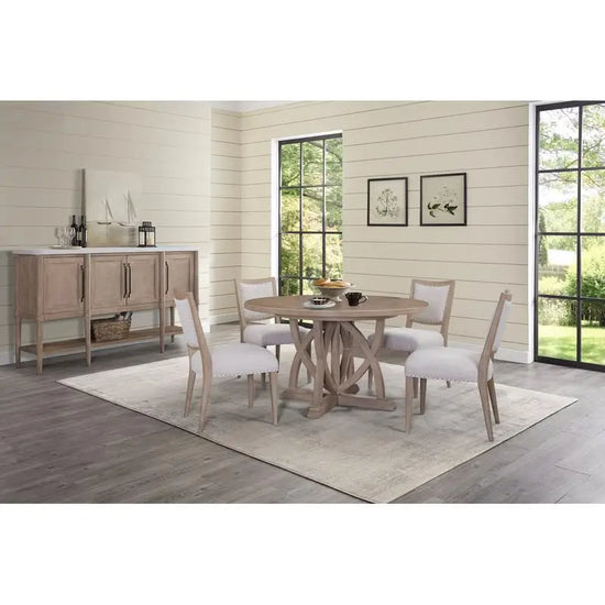 Dining Table, Chairs and Server Set