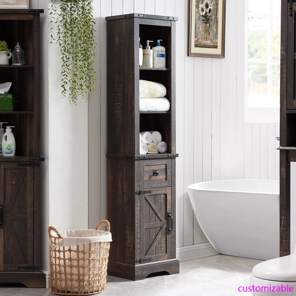 , Farmhouse Storage Cabinet