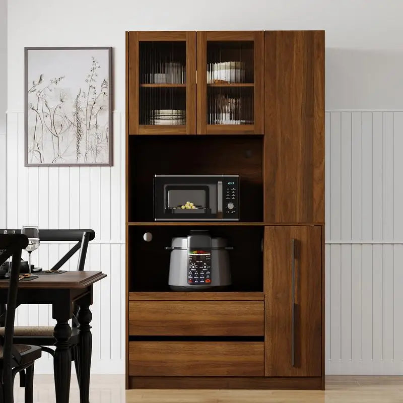 70.87" Tall Kitchen Pantry Cabinet