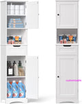 67" H Tall Bathroom Storage Cabinet