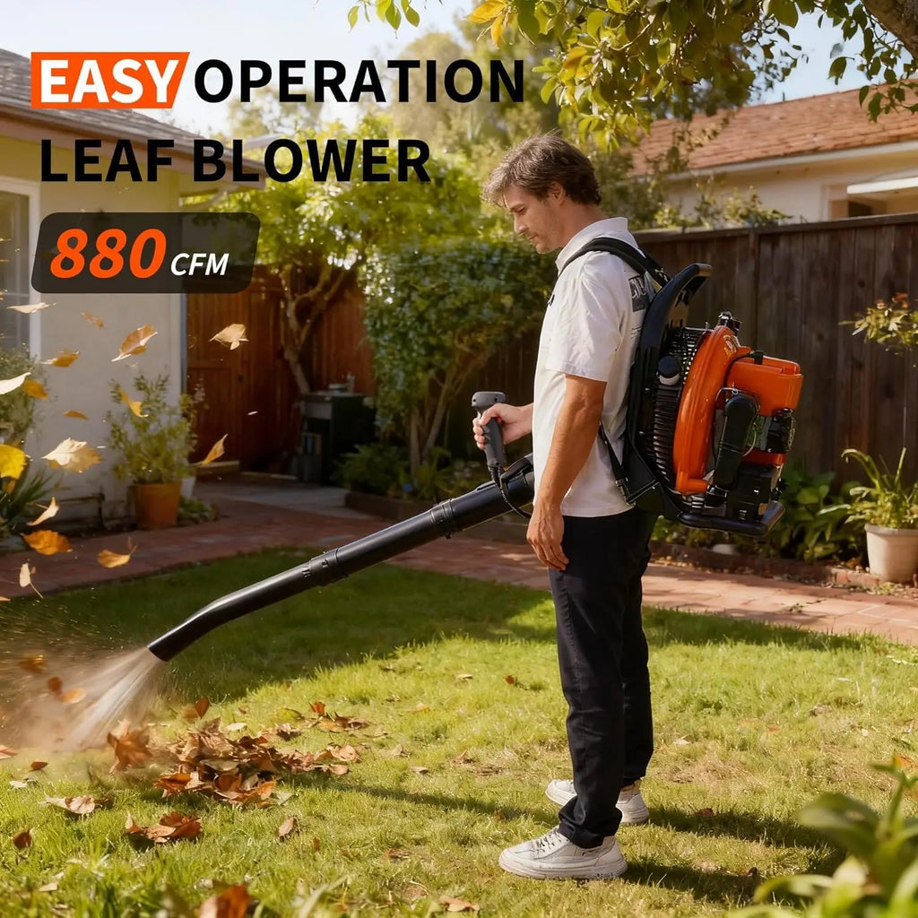 Powerful Gas Backpack Leaf Blower