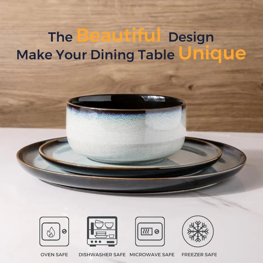 Ceramic Dinnerware Set of 4