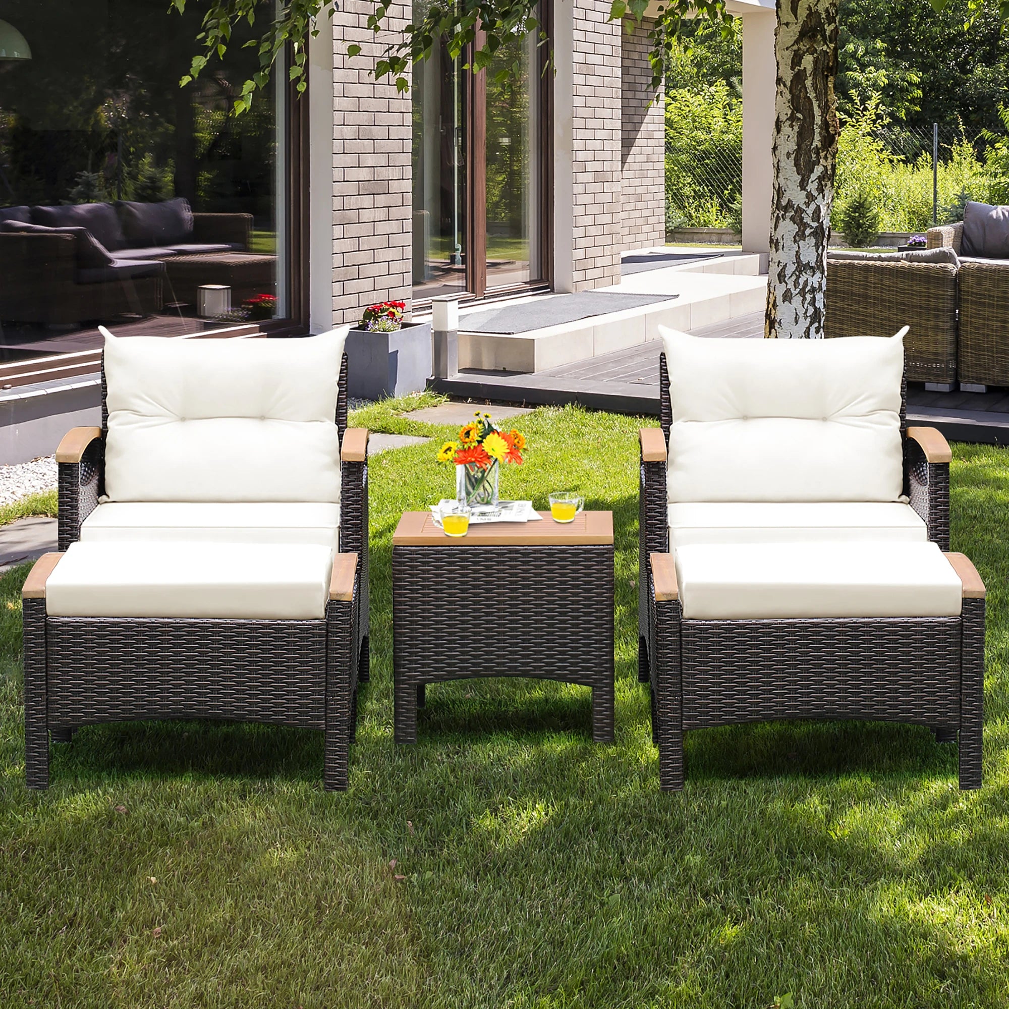 5PCS Rattan Furniture Set