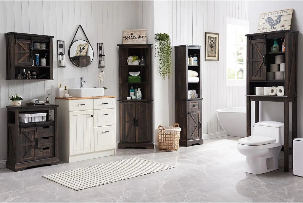 , Farmhouse Storage Cabinet