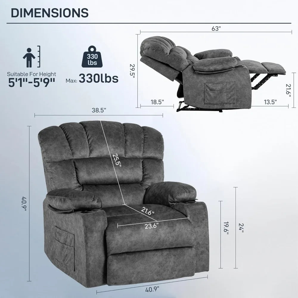 Ergonomic Lounge Single Sofa Seat