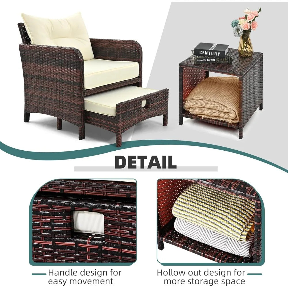 Comfy Rattan Patio Set