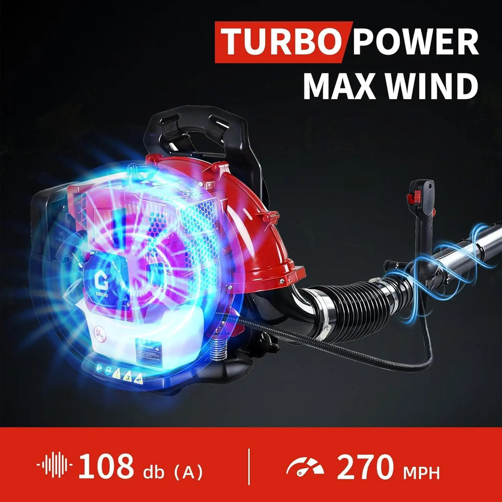 Powerful Gas Backpack Leaf Blower